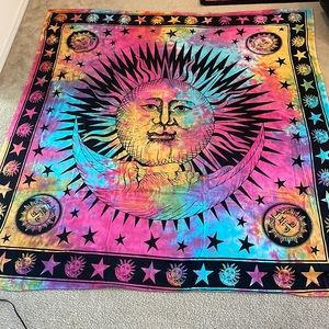 Multi-Color Sun & Moon Tapestry